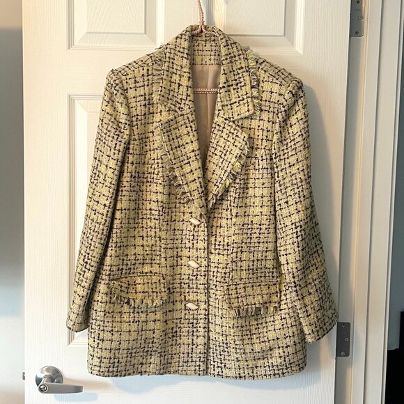 Geometric Designer Tailor-Made One-Of-A-Kind Women's Blazer! - Picture 1 of 9